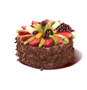 aşiyan pastanesi Çikolatalı karışık meyveli pasta