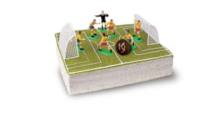 futbol sahası pasta